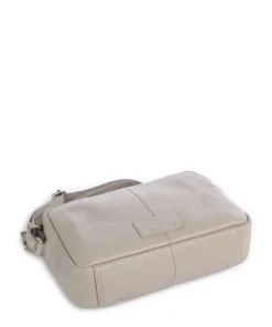 Soft Skylar Umhängetasche genarbtes Leder beige
