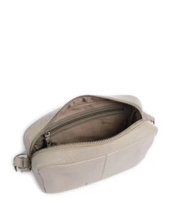 Soft Skylar Umhängetasche genarbtes Leder beige