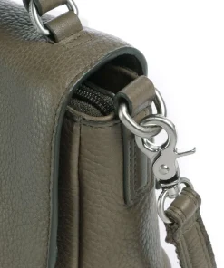 Soft Skylar Umhängetasche genarbtes Leder taupe