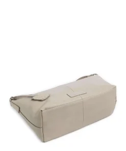 Soft Skylar Umhängetasche genarbtes Leder beige