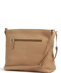 Soft Skylar Umhängetasche genarbtes Leder nude