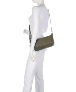 Soft Skylar Umhängetasche genarbtes Leder taupe