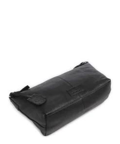 Soft Skylar Umhängetasche genarbtes Leder schwarz