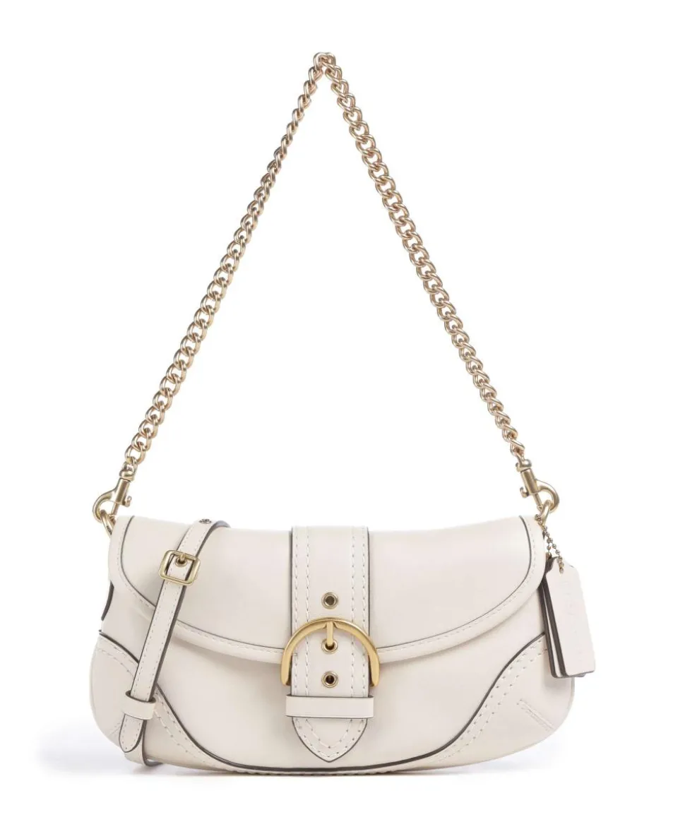 Soho 25 Schultertasche fein genarbtes Leder elfenbein