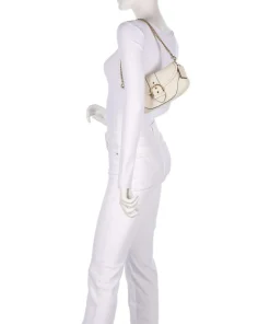 Soho 25 Schultertasche fein genarbtes Leder elfenbein