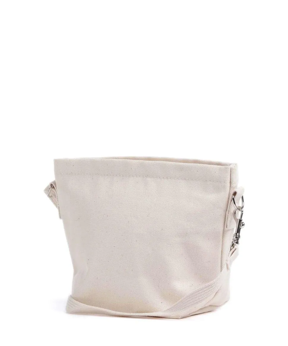 Solid Mono Mini Umhängetasche Canvas natur