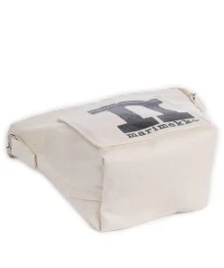 Solid Mono Mini Umhängetasche Canvas natur