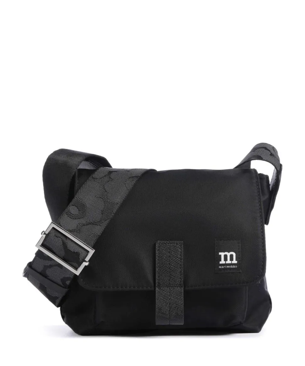 Solid Umhängetasche Polyamide schwarz