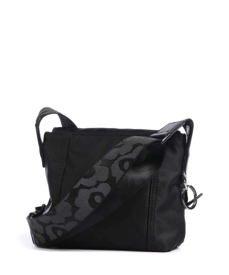 Solid Umhängetasche Polyamide schwarz