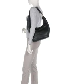 Sonny Beuteltasche genarbtes Rindsleder schwarz