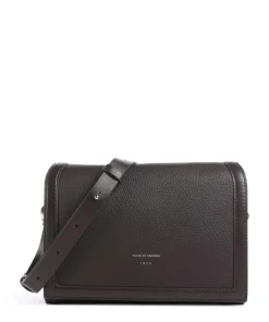 Sonti Umhängetasche genarbtes Rindsleder dunkelbraun