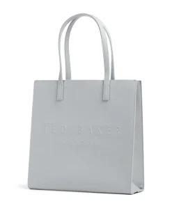 Soocon Shopper Lederimitat hellgrau