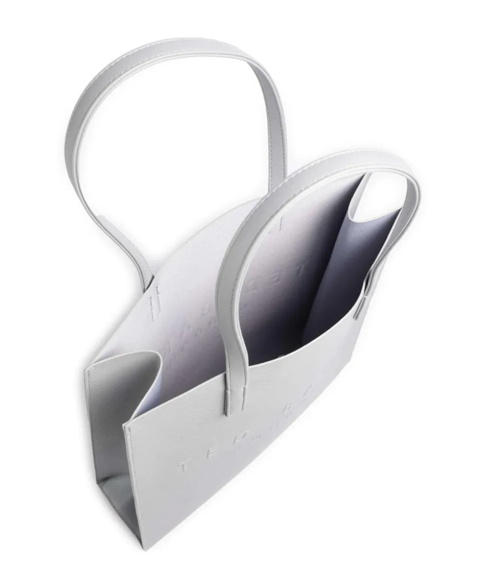 Soocon Shopper Lederimitat hellgrau