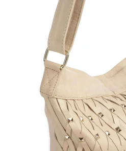 Sophistication Beuteltasche Schafsleder nude