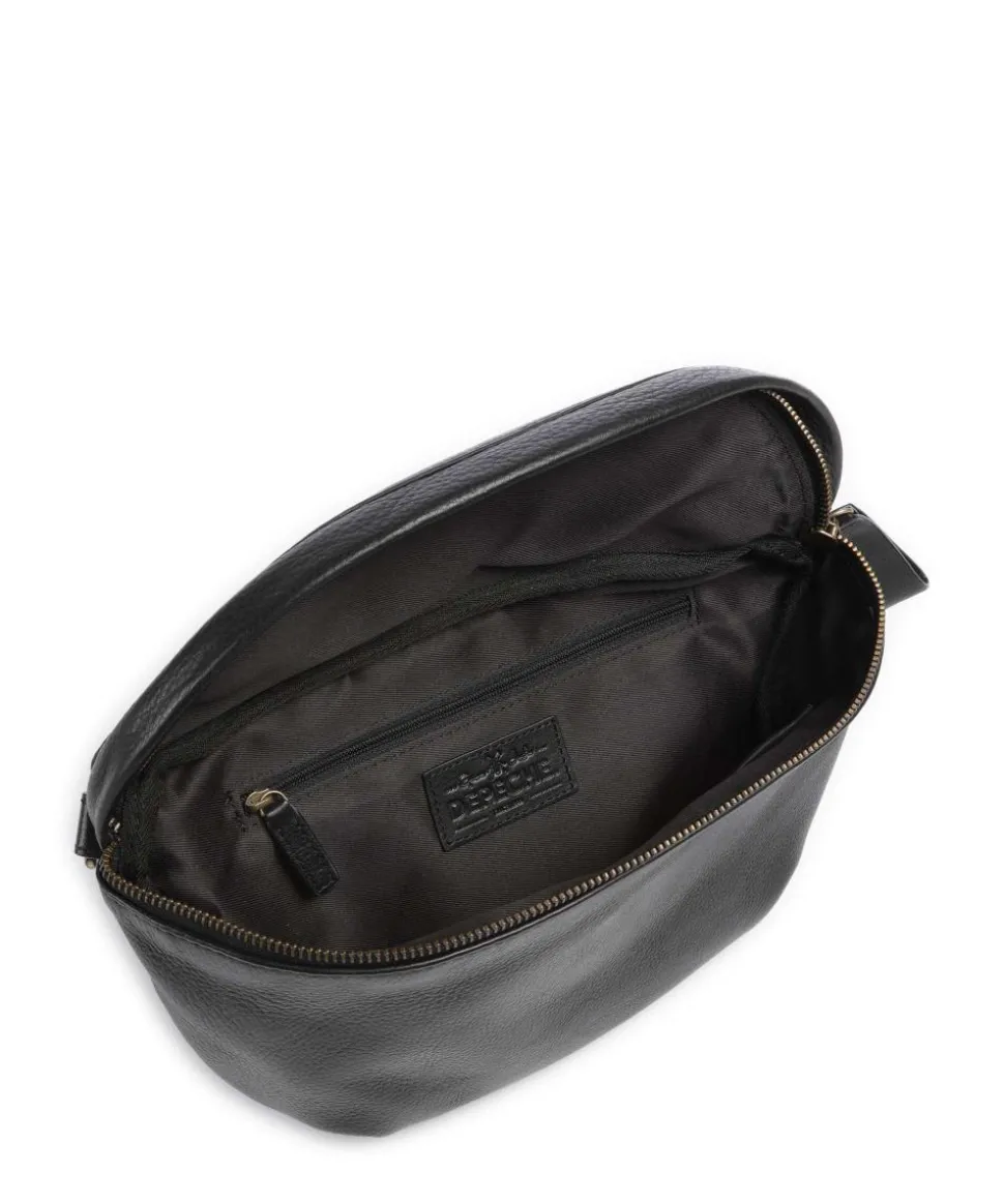 Sport Vogue Umhängetasche genarbtes Rindsleder schwarz