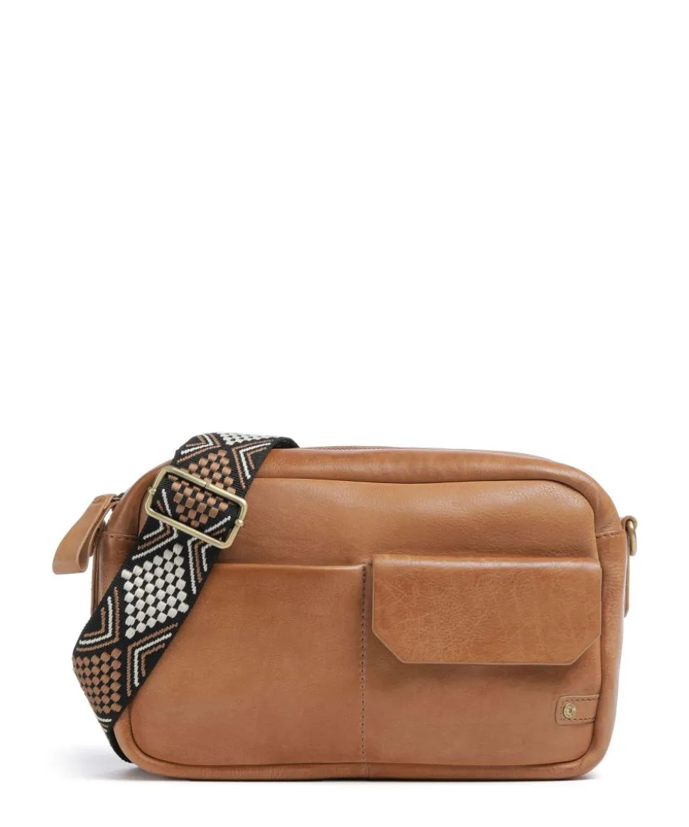 Sport Vogue Umhängetasche genarbtes Rindsleder tan