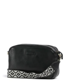 Sport Vogue Umhängetasche genarbtes Rindsleder schwarz