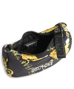 Sporty Logo Umhängetasche Polyester schwarz