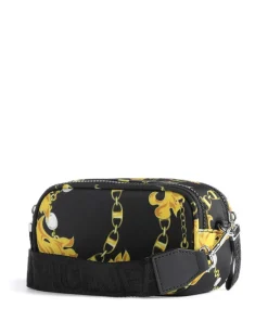 Sporty Logo Umhängetasche recyceltes Nylon schwarz