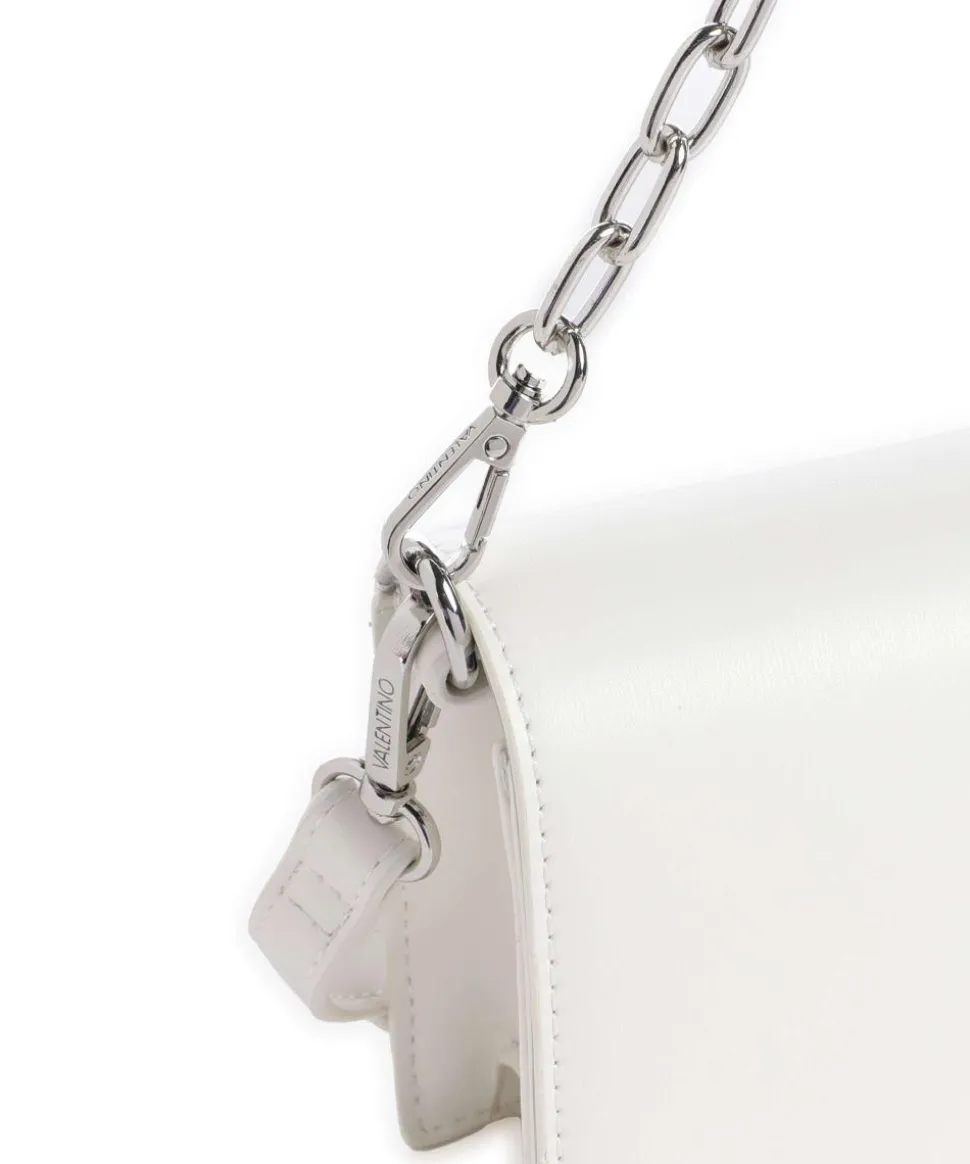 Stefany Schultertasche Lederimitat weiß