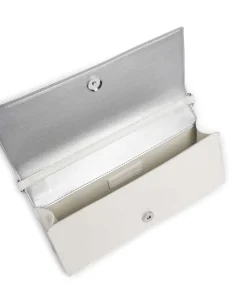 Stefany Schultertasche Lederimitat weiß