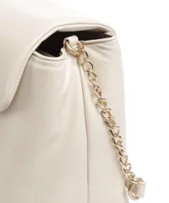 Stella Umhängetasche Lederimitat creme