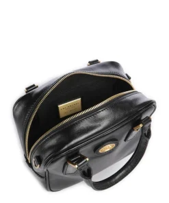 Stodo Handtasche fein genarbtes Rindsleder schwarz