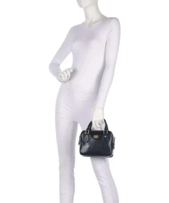 Stodo Handtasche fein genarbtes Rindsleder dunkelblau