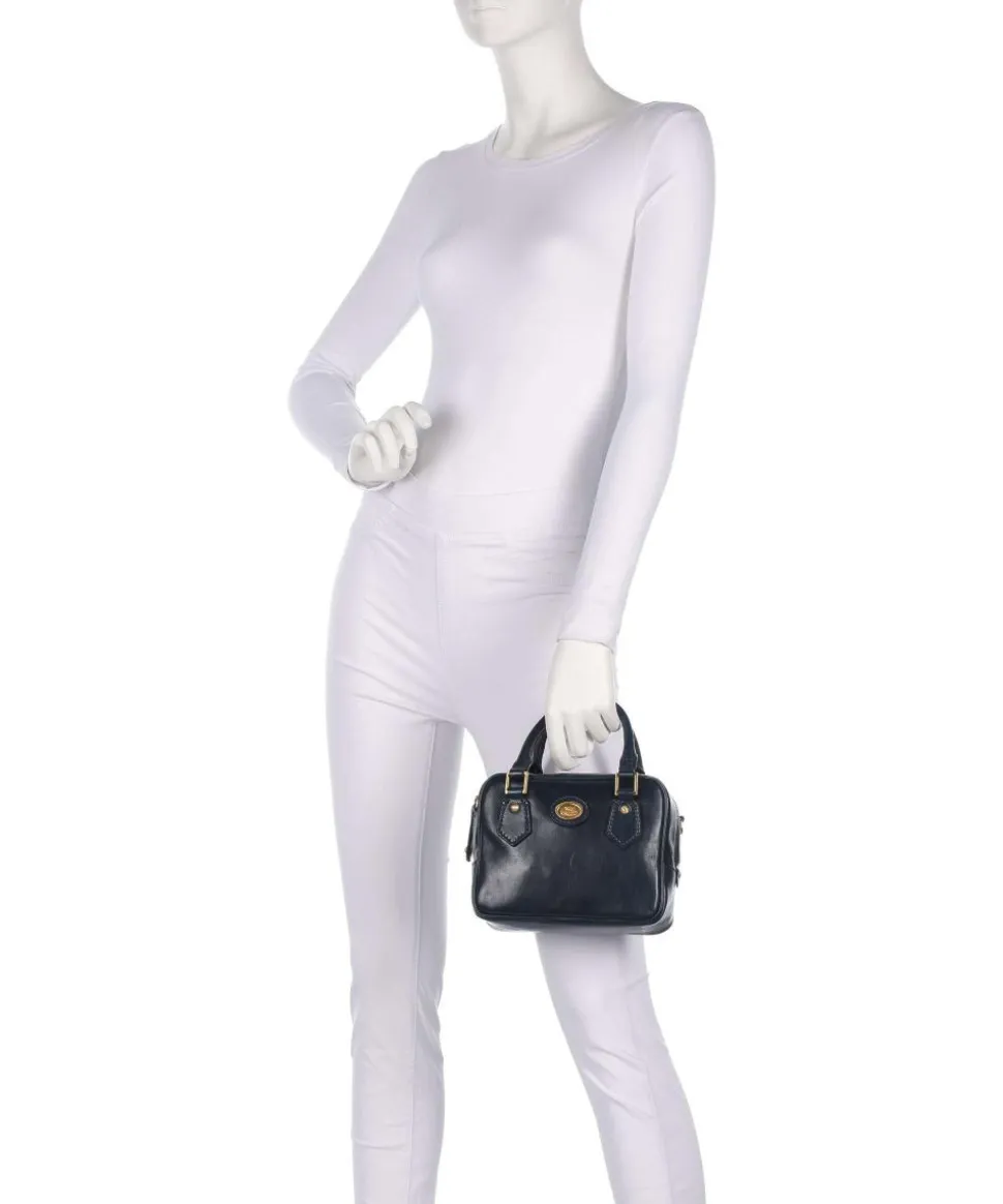 Stodo Handtasche fein genarbtes Rindsleder dunkelblau