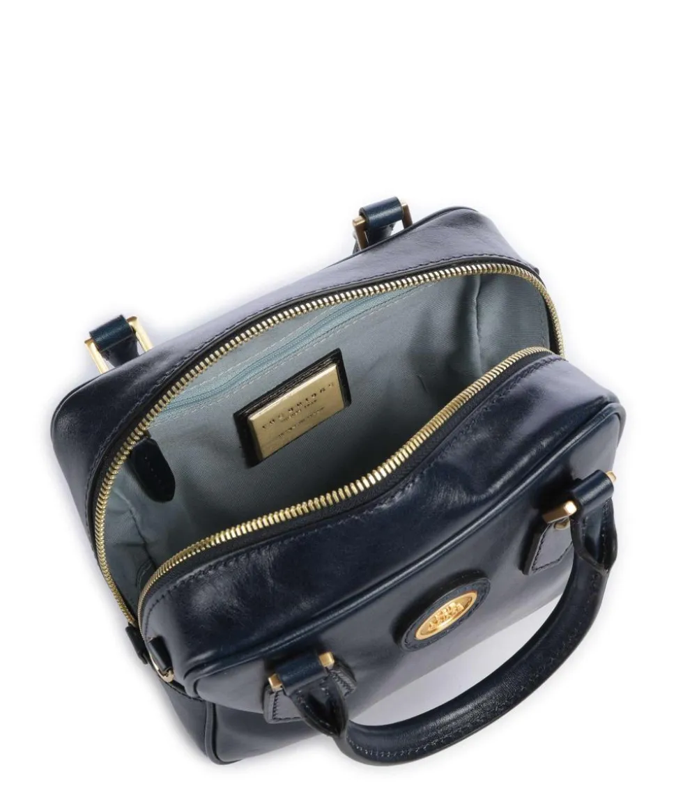 Stodo Handtasche fein genarbtes Rindsleder dunkelblau