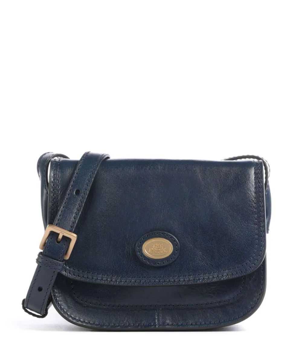 Stodo Umhängetasche fein genarbtes Rindsleder dunkelblau