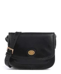 Stodo Umhängetasche fein genarbtes Rindsleder schwarz