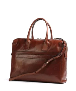 Story Donna Aktentasche 13″ glattes Rindsleder braun