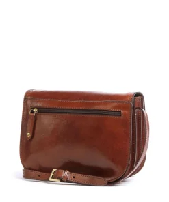 Story Donna Umhängetasche fein genarbtes Rindsleder braun