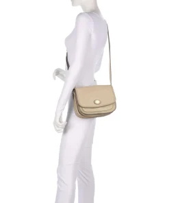 Story Donna Umhängetasche fein genarbtes Leder beige