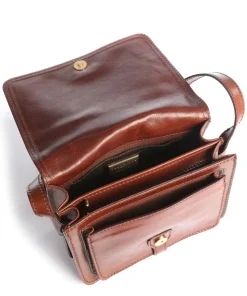 Story Donna Umhängetasche Leder braun