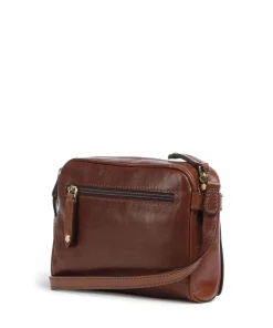 Story Donna Umhängetasche Rindsleder braun
