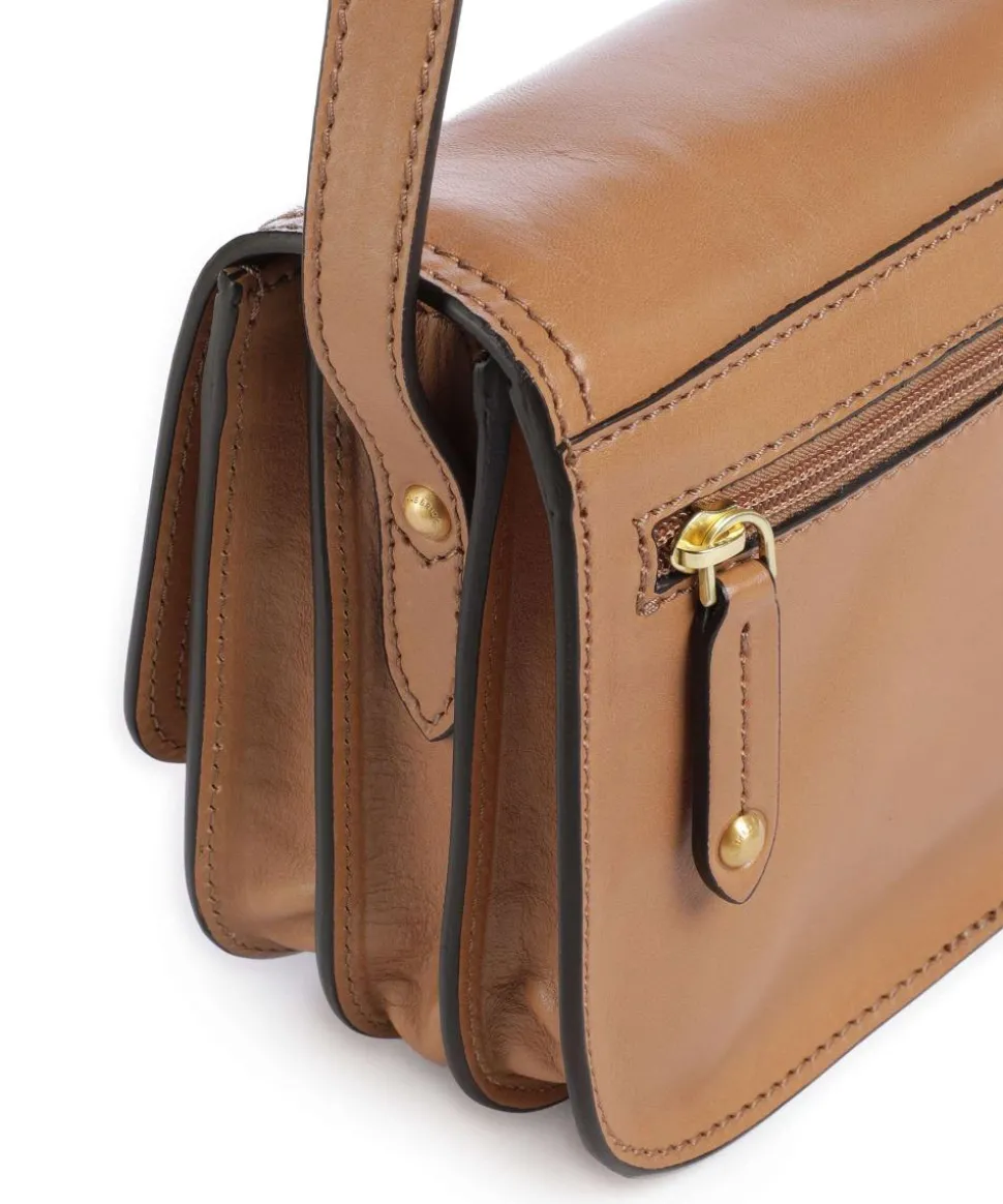 Story Donna Umhängetasche fein genarbtes Rindsleder hellbraun