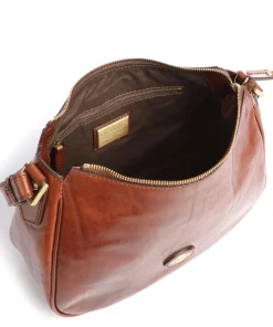 Story Donna Umhängetasche Leder braun