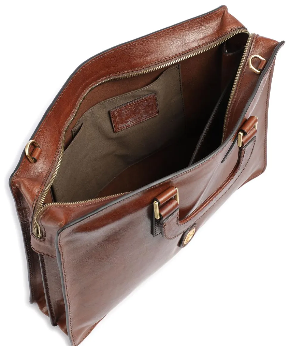 Story Uomo Aktentasche Rindsleder braun