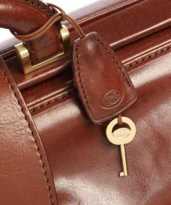 Story Uomo Arzttasche Pull-Up Rindsleder braun