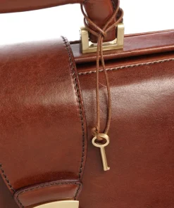 Story Uomo Arzttasche Pull-Up Rindsleder braun