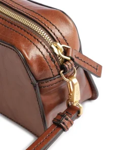 Story Uomo Handgelenktasche Rindsleder braun