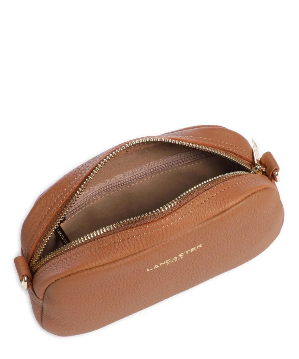 Studio Mimi Umhängetasche genarbtes Leder braun