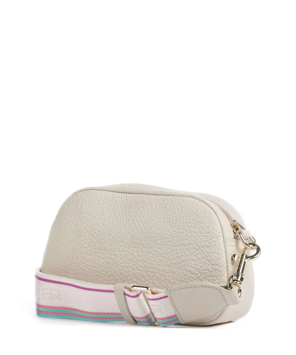 Studio Mimi Umhängetasche genarbtes Leder beige