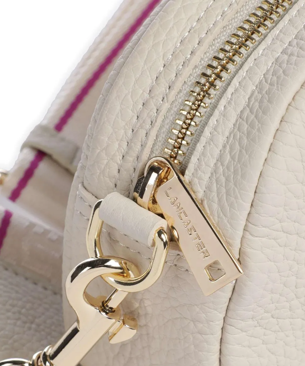 Studio Mimi Umhängetasche genarbtes Leder beige