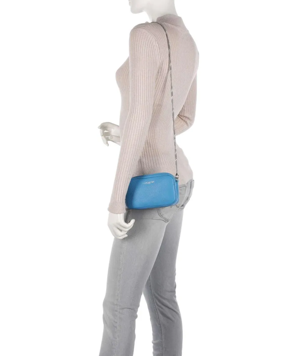 Studio Mimi Umhängetasche genarbtes Rindsleder blau