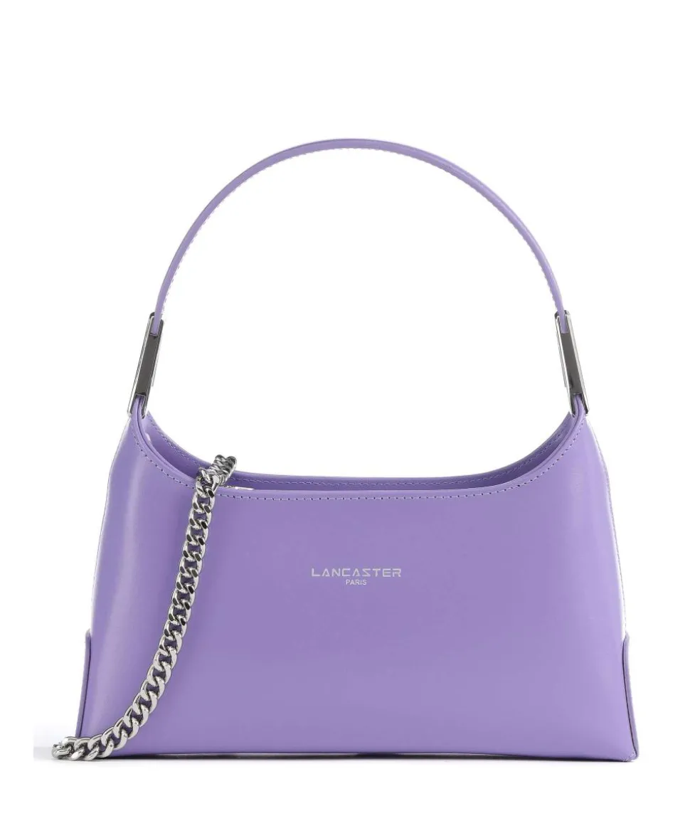 Suave Ace Schultertasche glattes Rindsleder violett