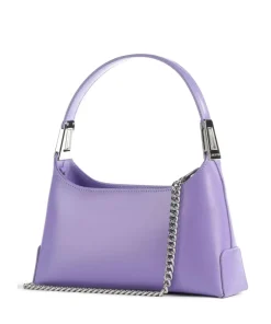Suave Ace Schultertasche glattes Rindsleder violett