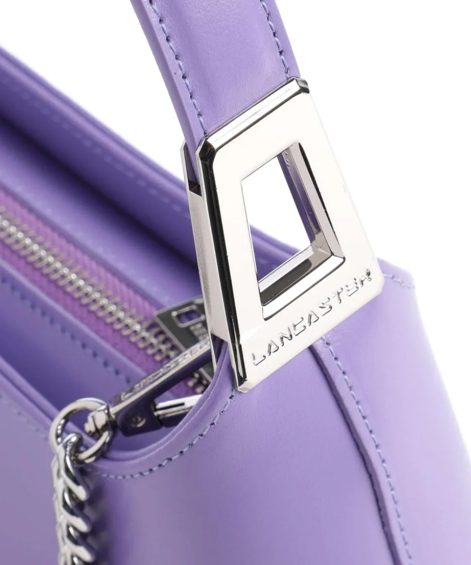 Suave Ace Schultertasche glattes Rindsleder violett